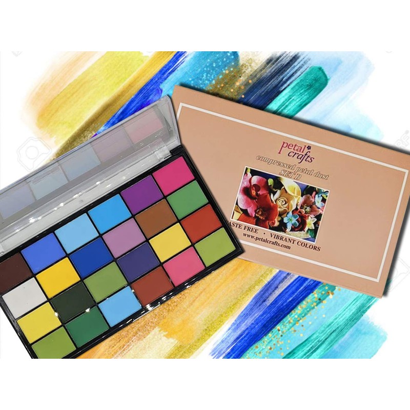 Petal Crafts Palette Dust Set (72 Pack), 48 Matte Colors