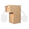 JCS Wildlife Plywood Squirrel House Nesting Box – Durable, Spacious