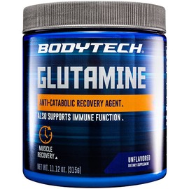BodyTech Glutamine Unflavored (11 Oz Powder) by BodyTech                                                                                              
