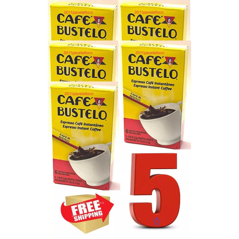 Café Bustelo 30 Single Serve Packets of Cafe Bustelo ~