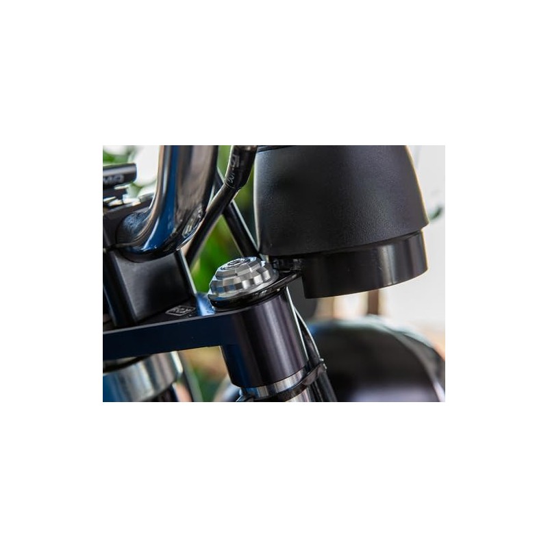 Speedometer Holder Large Diameter Black Stainless Steel for Simson S50