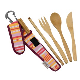 To-Go Ware 20200003903001 Bamboo Cutlery Kit, Daybreak