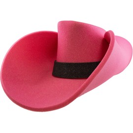 FUNSTITUTION Giant Foam Cowboy Hat - Oversized Cowboy Hat - Silly, Crazy and Funny Hats for Adults and Kids - Huge Cowboy Hat - Pink Cowboy Hat