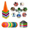 Kit Deportivo Profesional Entranador 6 Conos 6 Platos