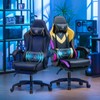 GTPLAYER Gaming Chair, RGB Gaming Chairs with LED Lights, Video