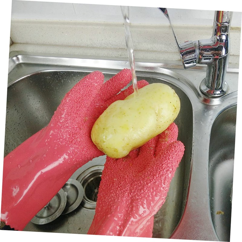 OSALADI Potato Gloves for Potato Peeling 1 Pair Gloves Food
