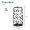 Bluelander Torre Organizador Giratoria Para Capsulas De Café Nespresso