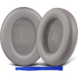 SOULWIT Ersatz Ohrpolster für Bose QuietComfort (QC) Ultra Wireless Kopfhörer, Ohrpolster mit weicherem Protein Leder, hochdichtem Geräuschunterdrückungsschaum, zusätzlicher Dicke