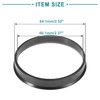 ACROPIX 60.1mm to 64.1mm Car Hub Centric Rings Wheel Bore
