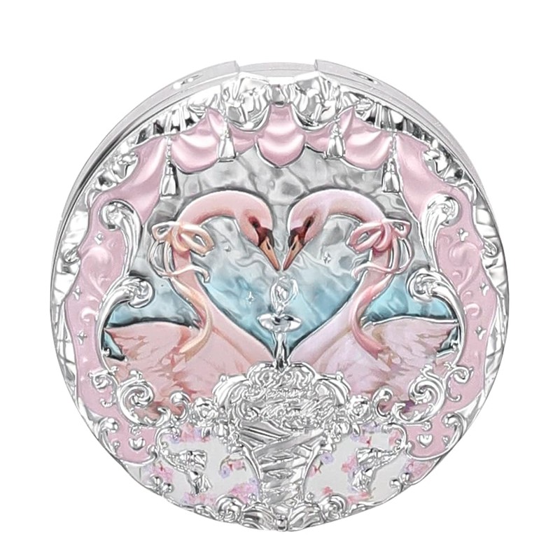 Flower Knows Swan Ballet Series Blush Compact (02 Romanticism)
