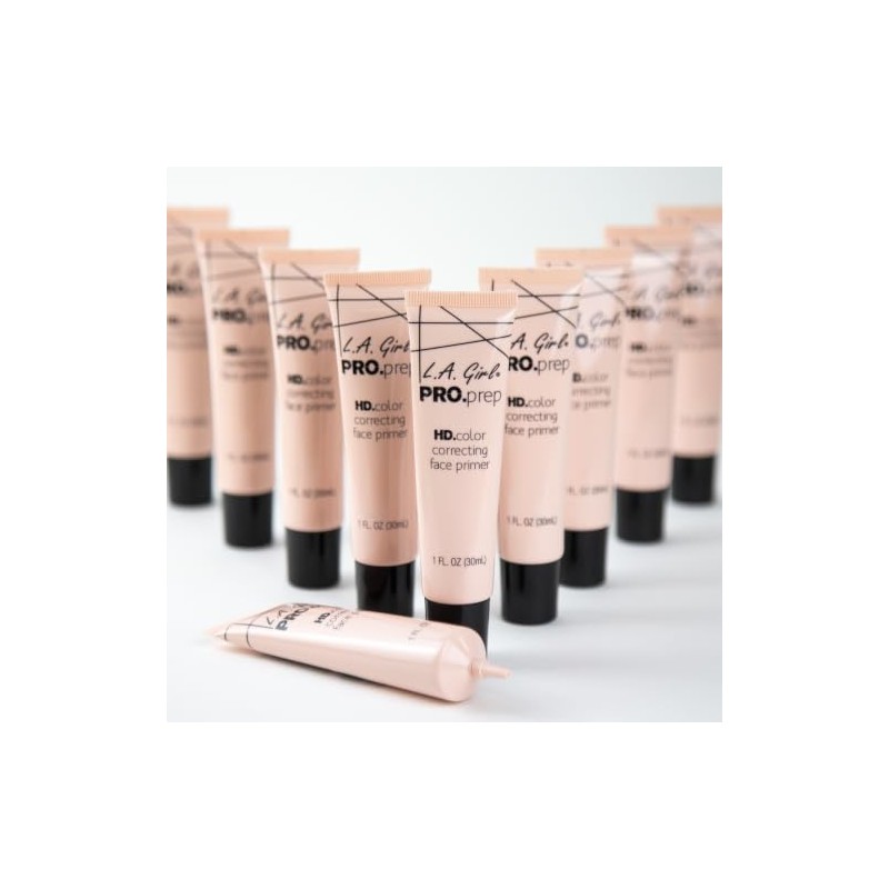 L.A. Girl Pro Prep Correcting Primer, Cool Pink, 1 Fluid