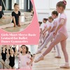 Monbessi Ballet Leotard for Girls Basic Short Sleeve Toddler Dance