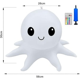 Hawofly 2 PCS Floating Pool Lights,Solar Floating Pool Light,IP68 Waterproof RGB 16 Color Changing Inflatable Glowing Globe Lights,Use for Beach,Garden,Wedding,Party,Hot Tub,Christmas Decoration