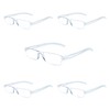 VisionGlobal 5 Pairs Reading Glasses, Blue Light Blocking Glasses, Computer