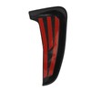 2Pcs Side Mudguard Vent Trim Left Right 20cm Glossy Black