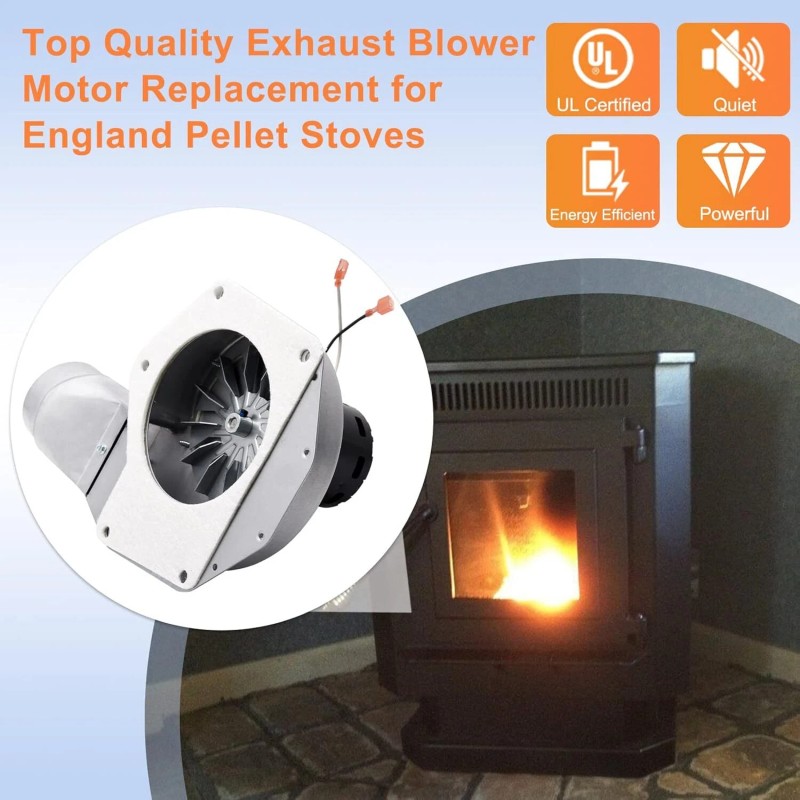 for Englander Pellet Stoves Englander Pellet Stove Combustion Blower, Exhaust