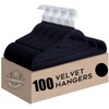 Faboer Velvet Hangers 100 Pack - Non-Slip Clothes Hangers with