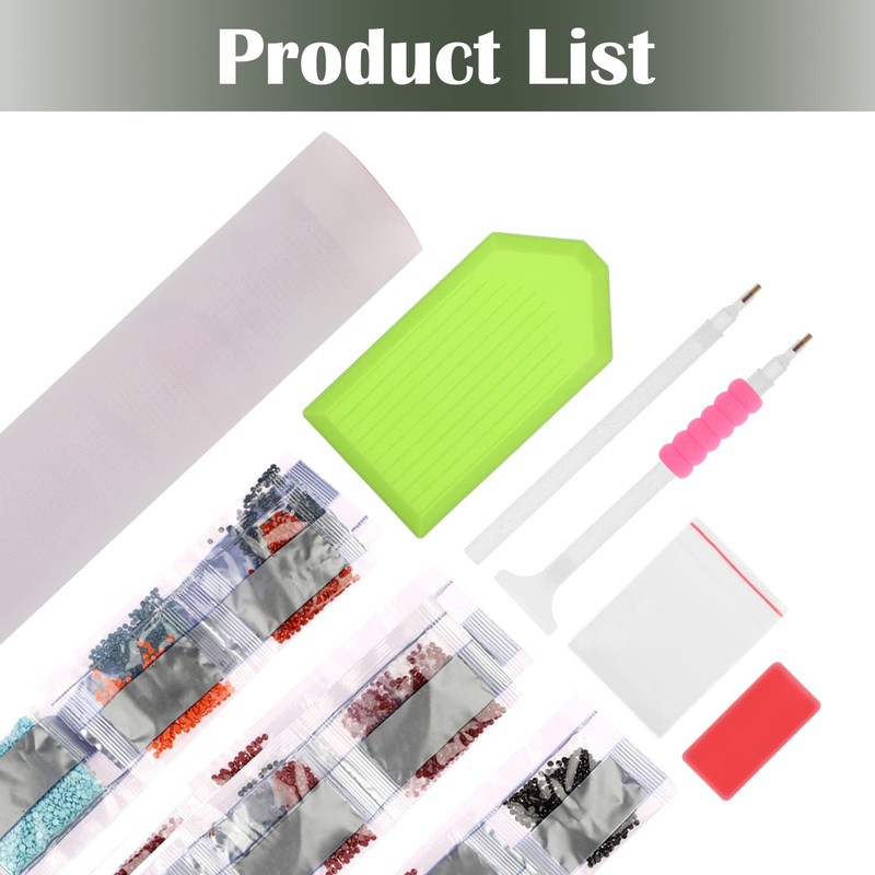 MXJSUA 5D Diamond Painting Kit Full Drill Arts Craft Canvas