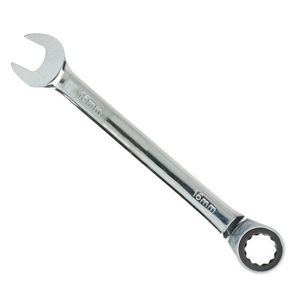 Seshin Buffalo 16mm Ratchet Spanner Steel Fixed Head Gear Wrench