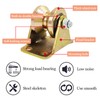Pack of 4 V-Groove Rope Rollers for Washing Line, Pulley