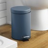 Harbour Housewares 3 Litre Bathroom Pedal Bin With Inner Bucket