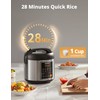 COMFEE' Rice Cooker, 4 Cups Uncooked, 8 Cups Cooked Slow