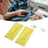2set Seam Guide Ruler Strong Magnetic Stainless Steel Transparent Acrylic