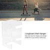 Double Skateboard Wall Hanging Brackets Longboard Display Rack Home Garage