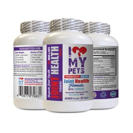 Hip and Joint for Cats - Pets Joint Health with Turmeric - Premium Ingredients - Healthy - cat glucosamine chondroitin - 1 Bottle (60 Treats)