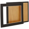 FUJICOLOR 700163 Frame Mat Panel DX 4 Pieces Wood Black