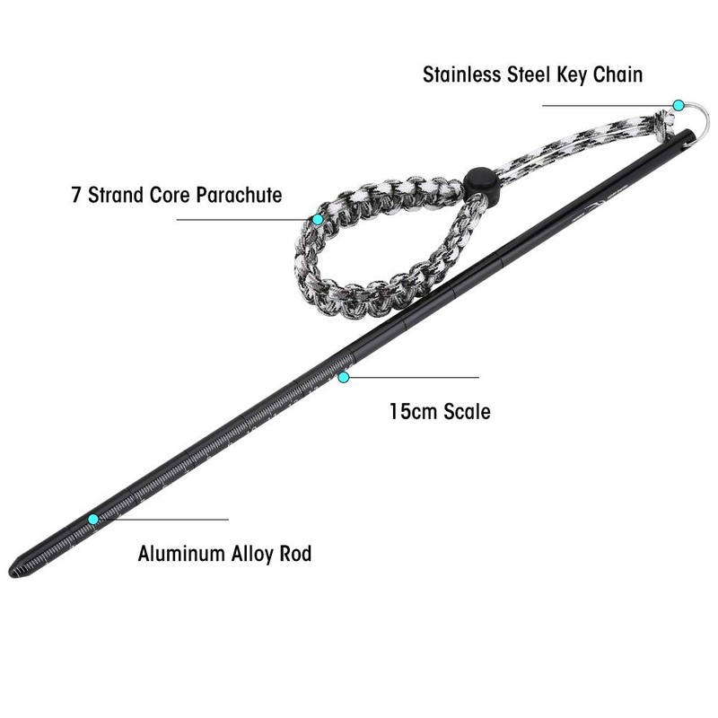 Alomejor Diving Pointer Stick Aluminium Alloy Scuba Diving Noise Maker