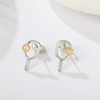 Pickleball Stud Earrings 925 Sterling Silver Jewelry Pickle Ball Gifts