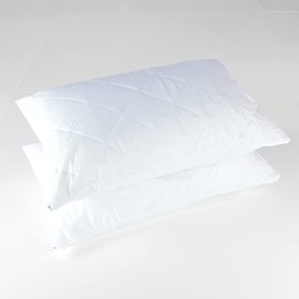 Hometex Quilted Zipped Pillow Protectors - Pack of 4