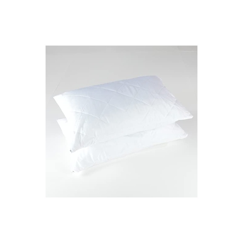 Hometex Quilted Zipped Pillow Protectors - Pack of 4