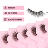 Glowing Win Half Eyelashes, Natural Artificial Eyelashes, 10 Pairs, Cat