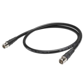 Sommer Cable 12G 6G SDI 4K 4:4:4 BNC SCDI Cable UHD 60p Video Cable HD-SDI SC-Vector PLUS 1.3/5.7 1 x 1.30 mm² HICON Connector BNC1.3/5.7-6G - VZ6G-0500-SW-SW