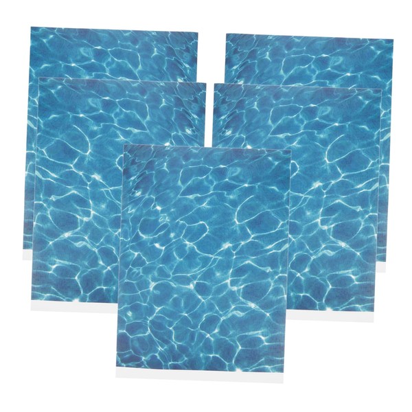 IMIKEYA 5 Sheets of Water Ripple Paper for Diorama -