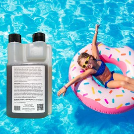Clear Choice Spa Natural Enzyme Swimming Pool Treatment – Pool Cleaner - Treats 10,000 Gallons for One Year - Easy to Switch Over.