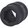 KS Tools 515.1727 Hexagon impact socket, short, 1", 27mm