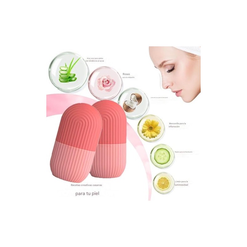 GUIBELL Set de Cepillo Facial Drenaje Linfático con Herramienta Gua