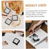jojofuny 15Pcs Blank Stamp Ink Pads for DIY Crafts Washable
