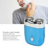 Electric Hair Clipper Double Cutter Heads Washable Stainless Steel Men