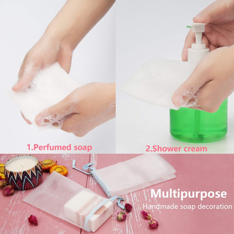 Cobahom Soap Bag 6 Pack 6 x 3.5 Inch Mesh