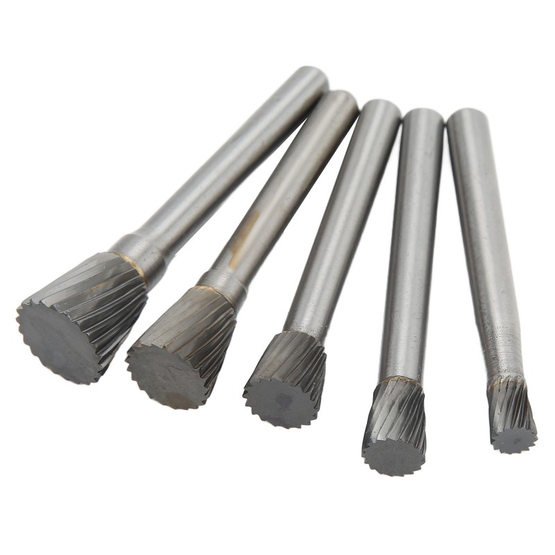 N Type Rotary Burr Set Single Cut 6mm Shank Carbide