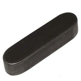 AERZETIX - C43479-5 x Keys with Rounded Ends - Type A - Length 32 mm - Width 8 mm - Height 7 mm - Steel C45K - DIN 6885A - ISO R773