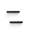 18.11 Floating Wood Shelves Wall Mounted Hanging Shelves for Bathroom