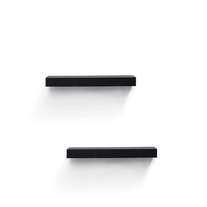 18.11 Floating Wood Shelves Wall Mounted Hanging Shelves for Bathroom