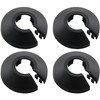 ZCZQC 4PCS Snap on Pipe Caps Decorative 17mm PP Plastic