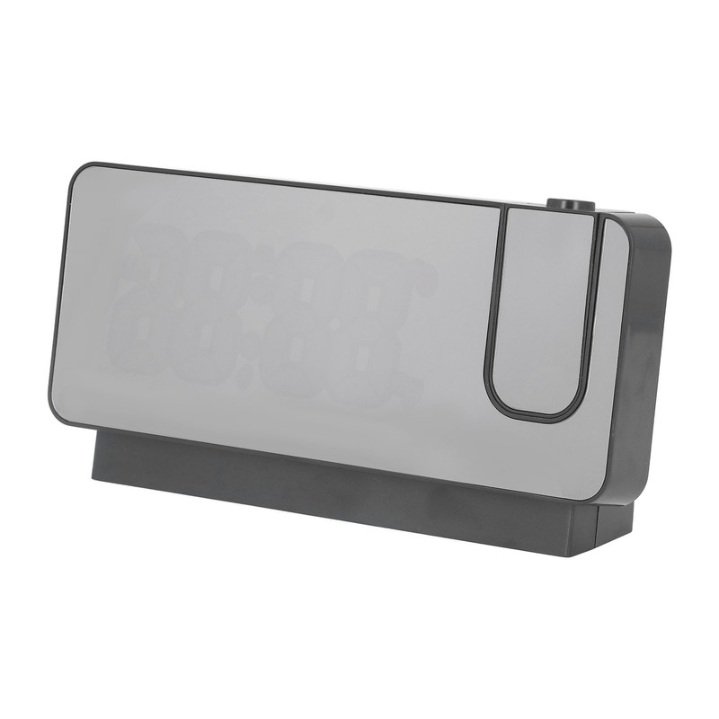 Digital Alarm Clock 180° Rotatable Projection 4 Level Brightness LED