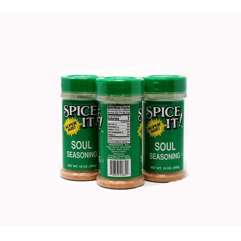 Spice It! Soul Seasoning 10 Ounce 3-Pack